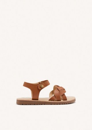 SANDALIAS PIEL TRENZADA ROWLEY - CUERO SANDALIAS PIEL TRENZADA ROWLEY - CUERO