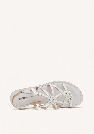 SANDALIAS PIEL TRENZADA ORLAND - BLANCO SANDALIAS PIEL TRENZADA ORLAND - BLANCO