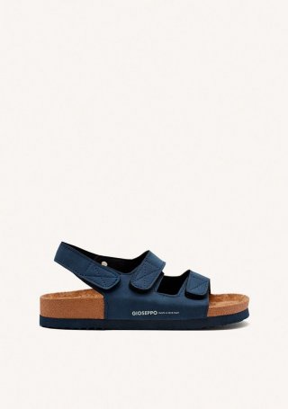 CHANCLAS DE SUELA BIO COLOR AZUL MARINO CON CIERRES AJUSTABLES PARA NIÑO Y NIÑA KRAPINA - MARINO CHANCLAS DE SUELA BIO COLOR AZUL MARINO CON CIERRES AJUSTABLES PARA NIÑO Y NIÑA KRAPINA - MARINO