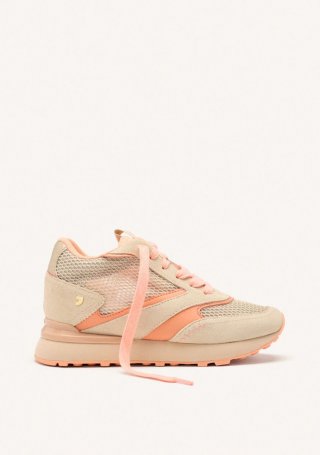 ZAPATILLAS PIEL CUÑA LARRABEE - BEIG