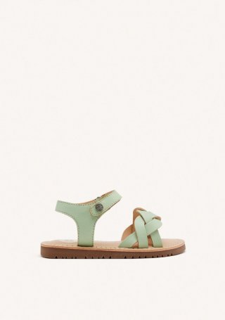 SANDALIAS PIEL TRENZADA ROWLEY - MENTA SANDALIAS PIEL TRENZADA ROWLEY - MENTA