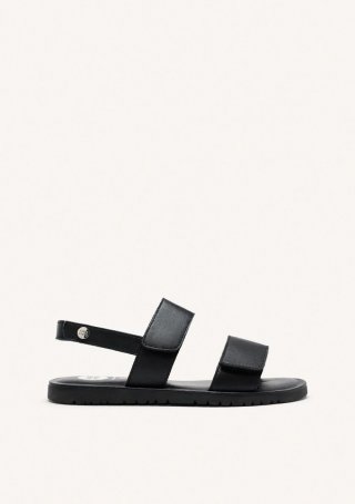 SANDALIAS PIEL REHOBOTH - NEGRO