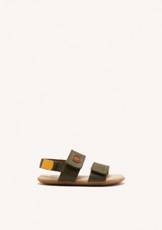 GIOSEPPO BAREFOOT - SANDALIAS PIEL LENROOT - KAKI