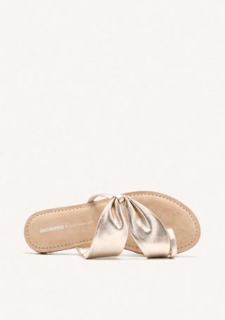 SANDALIAS PIEL CHARLEMON - PLATINO SANDALIAS PIEL CHARLEMON - PLATINO