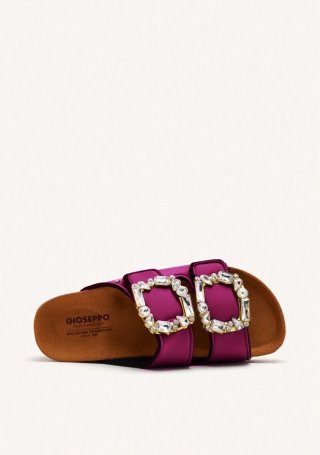 SANDALIAS COLOR FUCSIA ESTILO BIO CON ADORNO JOYA PARA MUJER ADERKLAA - FUXIA SANDALIAS COLOR FUCSIA ESTILO BIO CON ADORNO JOYA PARA MUJER ADERKLAA - FUXIA