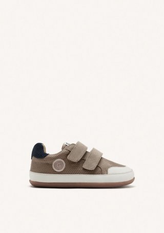 GIOSEPPO BAREFOOT - ZAPATILLAS REJILLA PIEL RIPTON - TAUPE