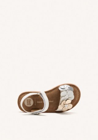SANDALIAS FLORES PIEL PEEKSVILLE - BLANCO SANDALIAS FLORES PIEL PEEKSVILLE - BLANCO