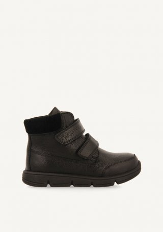 BOTINES COLEGIALES PIEL SAUNTE - NEGRO BOTINES COLEGIALES PIEL SAUNTE - NEGRO